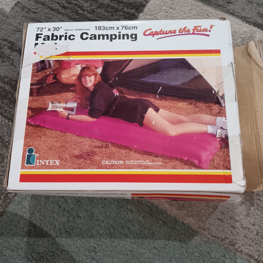 Vintage Intex Fabric Camping Mat